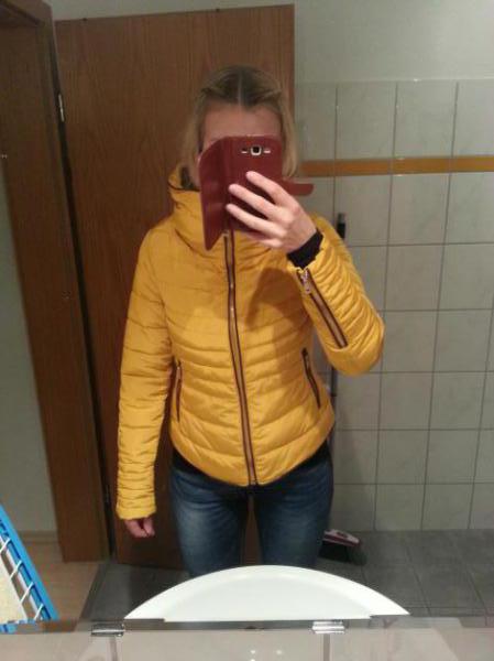 Winterjacke Jacke Zara gelb :: Kleiderkorb.ch