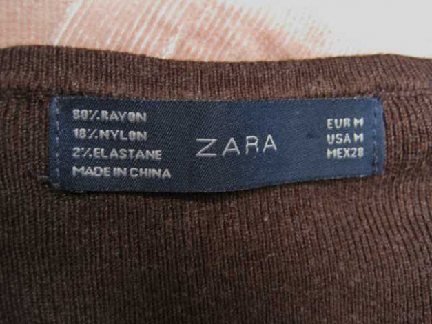 Pulli Streifen Zara V-Ausschnitt / Zara 