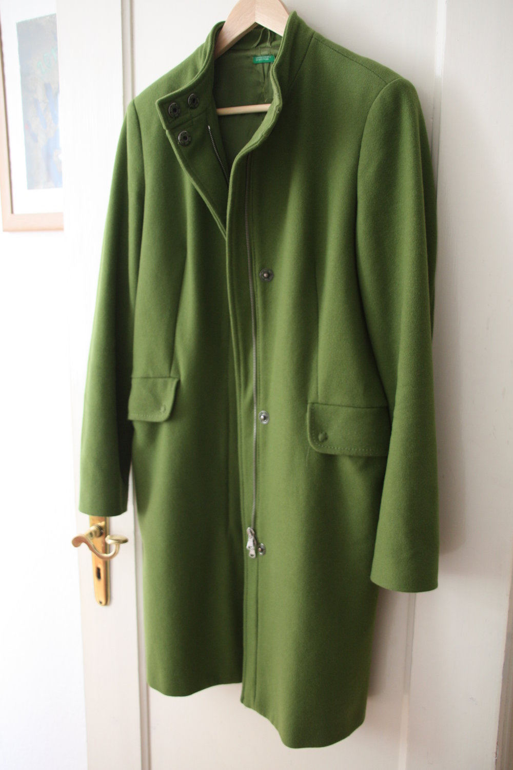 grüner Mantel Wolle :: Kleiderkorb.ch