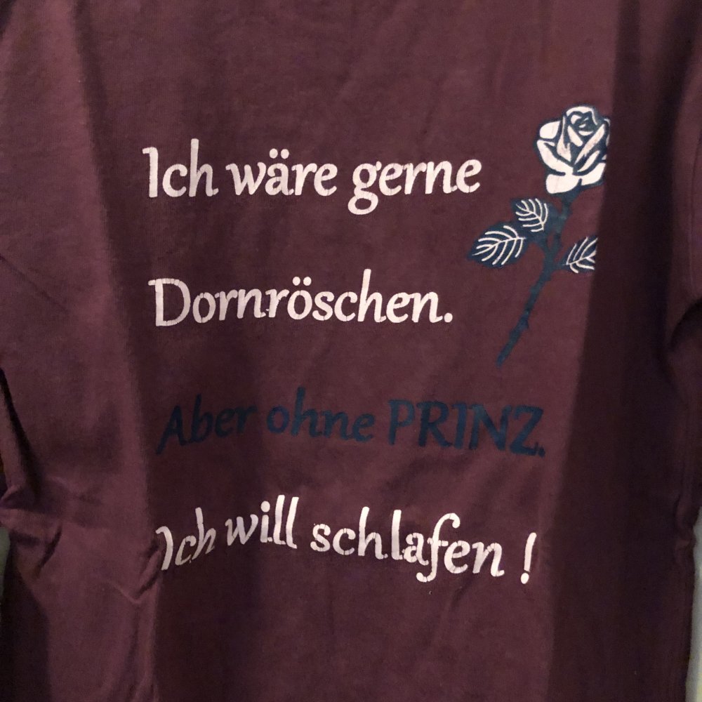 Sprüche Shirt langarm Gr. 128 