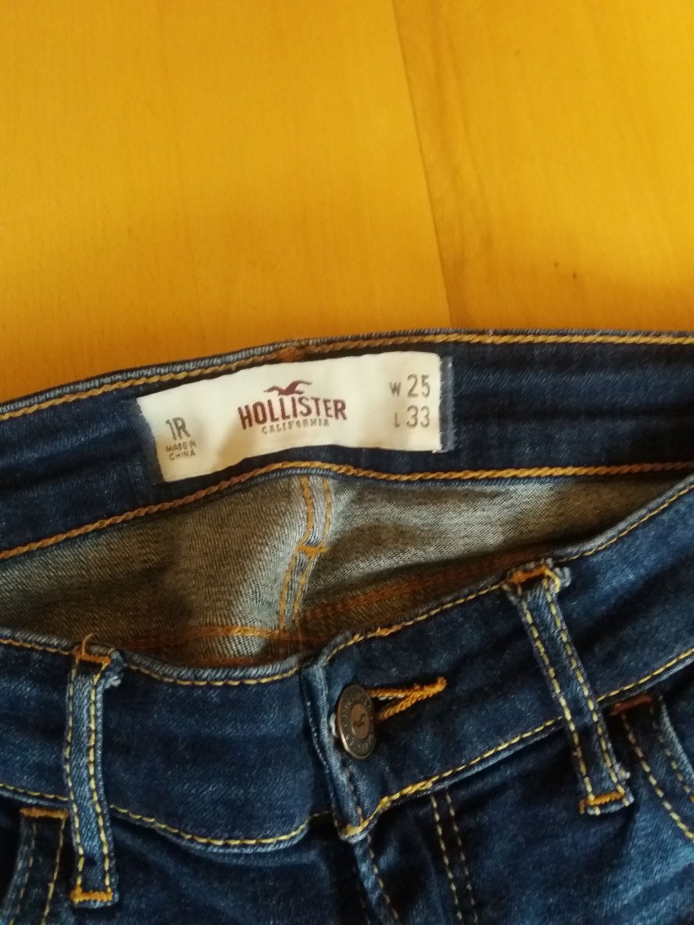 dunkelblaue Hollister Jeans,W25 L33, Destroyed
