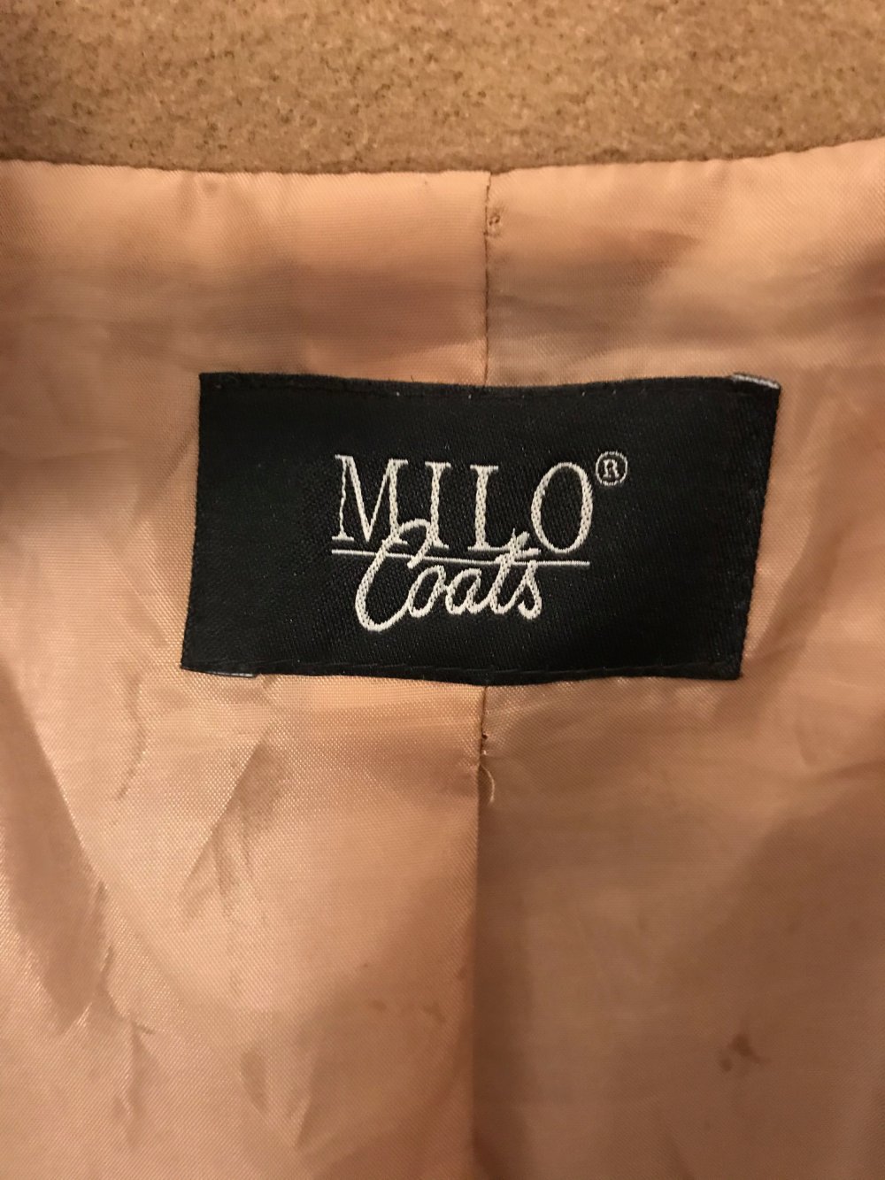 Vintage Milo Wolle Mantel | braun| überdimensioniert | Grösse XL