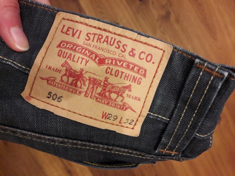 Levi's - Jeans grau-blau von Levis 506 Standard :: Kleiderkorb.ch