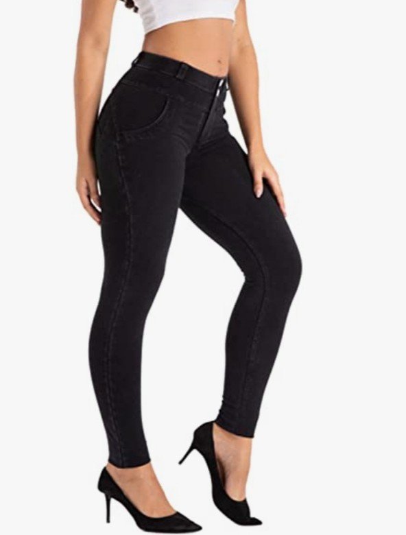 Damen Jeans Push Up Effekt mit Etikett US GR M AMERIKANISCHE GRÖSSE