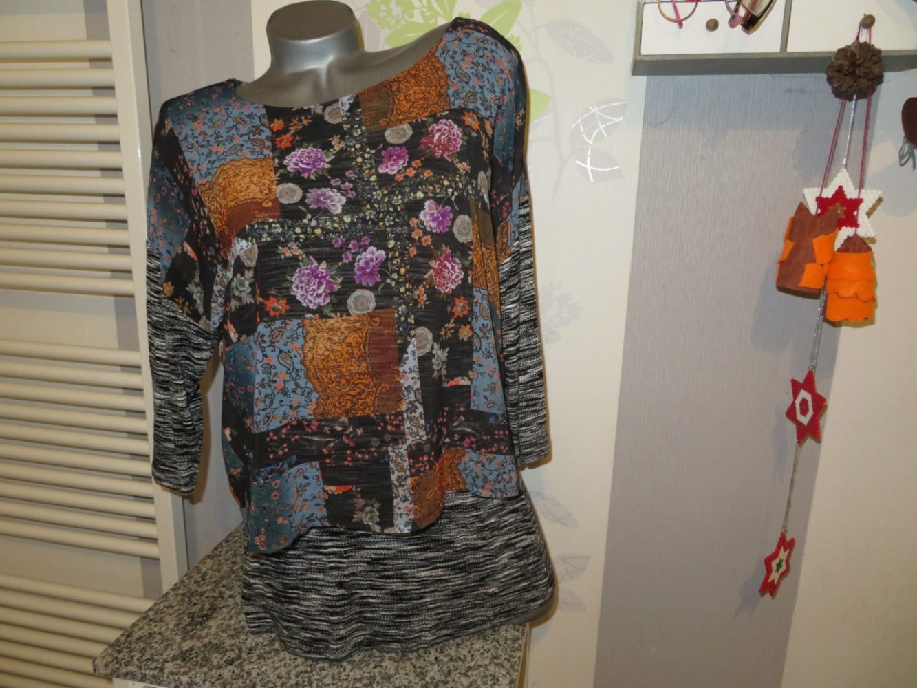 Marke: unbekannt - Damen Tunika Shirt Größe 42 (Nr 19) :: Kleiderkorb.ch