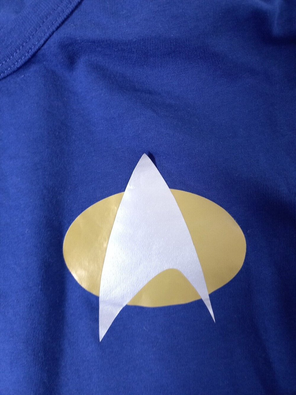 NEUWERTIG! Startrek Shirt, Gr M/L/XL, Raumschiff Enterprise, Blau, Fasching, Langarm