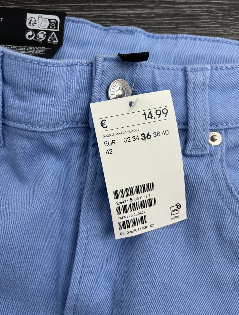Jeans Hose weites Bein H&M