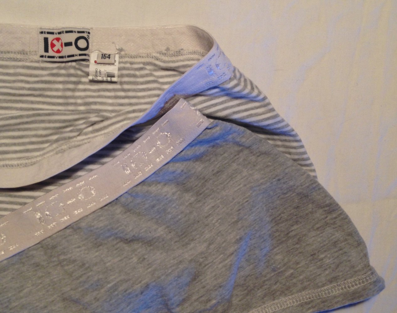 2er Set Unterhosen grau weiß 