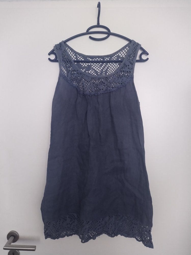 Sommerkleid Gr. 36 locker sitzend blau