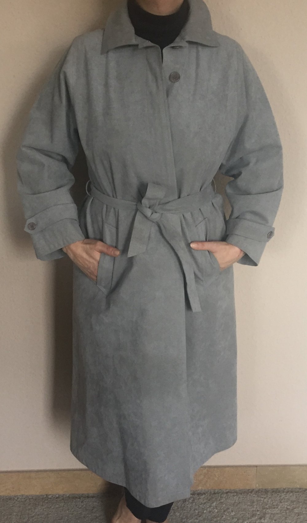 La Mode Smarti Style - Smarti Vintage Alcantar Mantel Gr.L gefüttert im  Trenchcoat Stil mit Gürtel :: Kleiderkorb.ch
