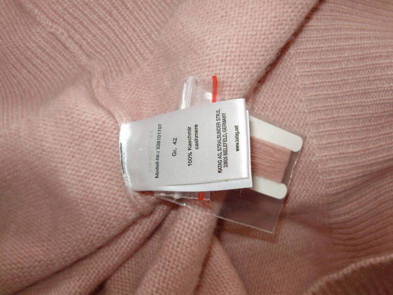 The mercer NY Pullover rose 100% kaschmir 42