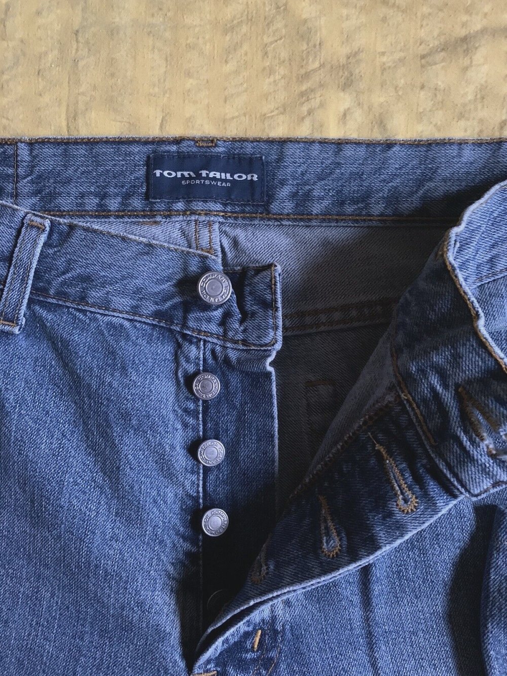 Herren Jeans - Tom Tailor - Gr. 52 - blau - Baumwolle